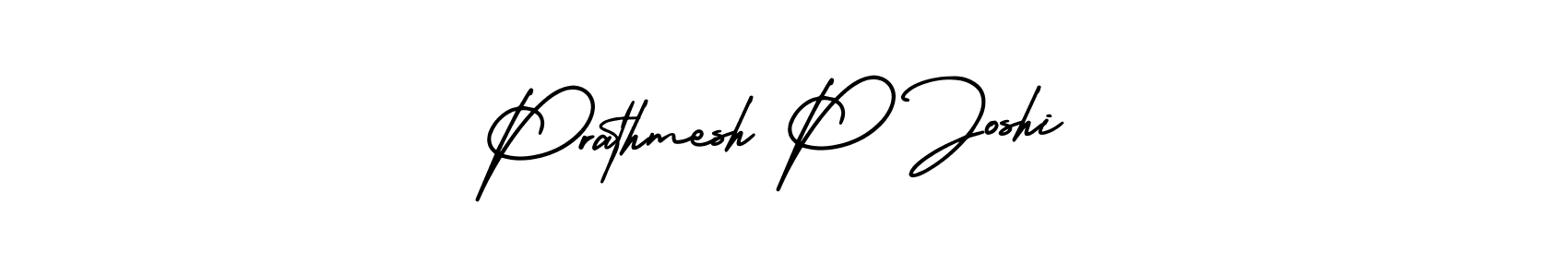 Make a short Prathmesh P Joshi signature style. Manage your documents anywhere anytime using AmerikaSignatureDemo-Regular. Create and add eSignatures, submit forms, share and send files easily. Prathmesh P Joshi signature style 3 images and pictures png