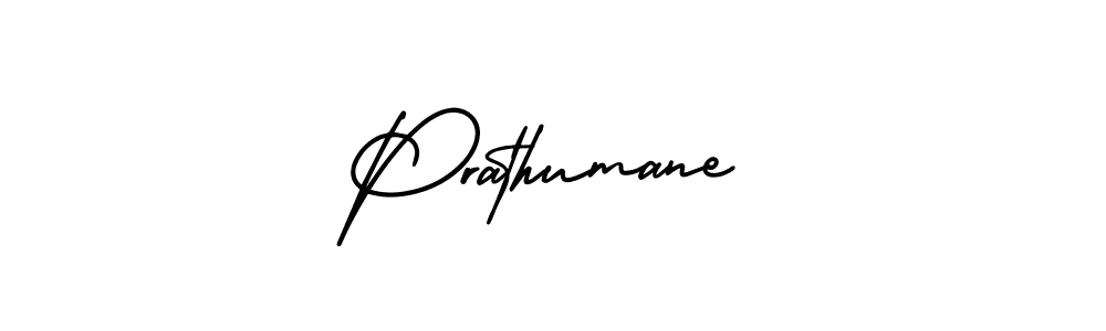 How to Draw Prathumane signature style? AmerikaSignatureDemo-Regular is a latest design signature styles for name Prathumane. Prathumane signature style 3 images and pictures png