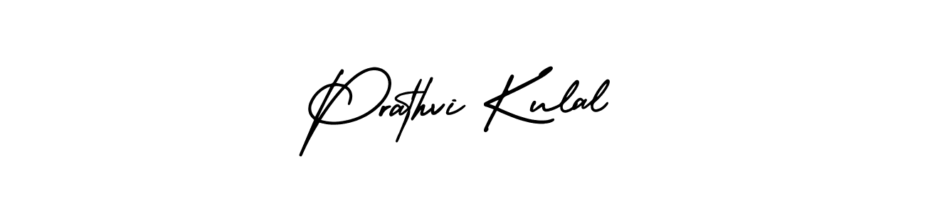 Prathvi Kulal stylish signature style. Best Handwritten Sign (AmerikaSignatureDemo-Regular) for my name. Handwritten Signature Collection Ideas for my name Prathvi Kulal. Prathvi Kulal signature style 3 images and pictures png