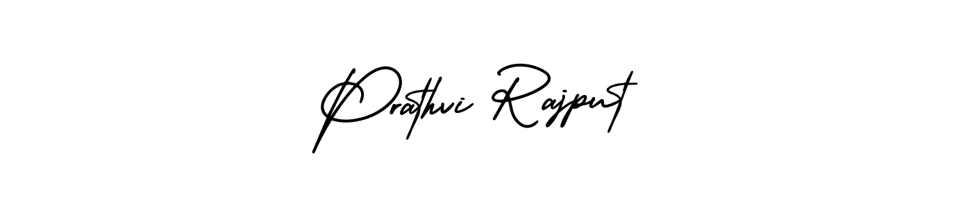 Design your own signature with our free online signature maker. With this signature software, you can create a handwritten (AmerikaSignatureDemo-Regular) signature for name Prathvi Rajput. Prathvi Rajput signature style 3 images and pictures png