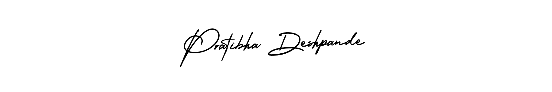 Create a beautiful signature design for name Pratibha Deshpande. With this signature (AmerikaSignatureDemo-Regular) fonts, you can make a handwritten signature for free. Pratibha Deshpande signature style 3 images and pictures png