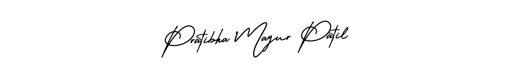 Design your own signature with our free online signature maker. With this signature software, you can create a handwritten (AmerikaSignatureDemo-Regular) signature for name Pratibha Mayur Patil. Pratibha Mayur Patil signature style 3 images and pictures png