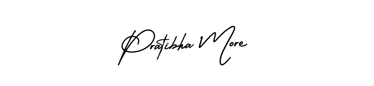 This is the best signature style for the Pratibha More name. Also you like these signature font (AmerikaSignatureDemo-Regular). Mix name signature. Pratibha More signature style 3 images and pictures png