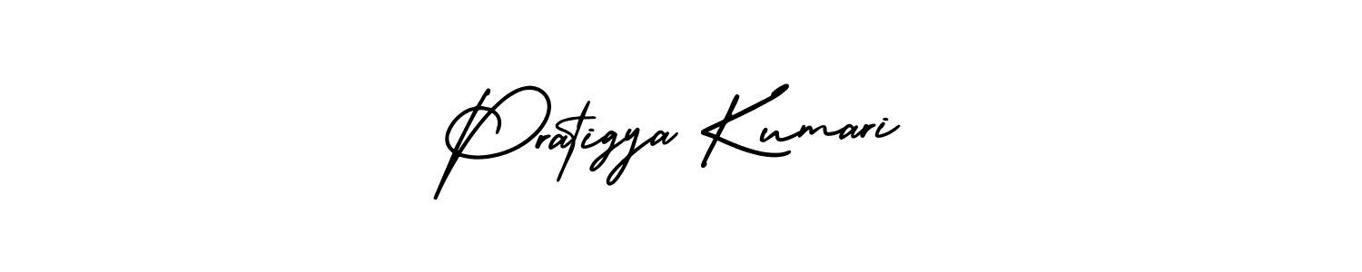 Similarly AmerikaSignatureDemo-Regular is the best handwritten signature design. Signature creator online .You can use it as an online autograph creator for name Pratigya Kumari. Pratigya Kumari signature style 3 images and pictures png