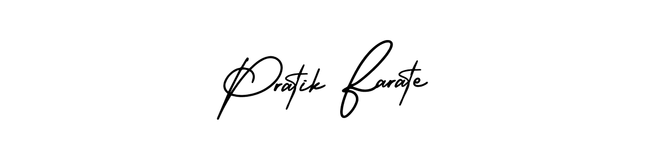 Best and Professional Signature Style for Pratik Farate. AmerikaSignatureDemo-Regular Best Signature Style Collection. Pratik Farate signature style 3 images and pictures png