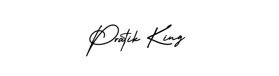 Make a beautiful signature design for name Pratik King. Use this online signature maker to create a handwritten signature for free. Pratik King signature style 3 images and pictures png