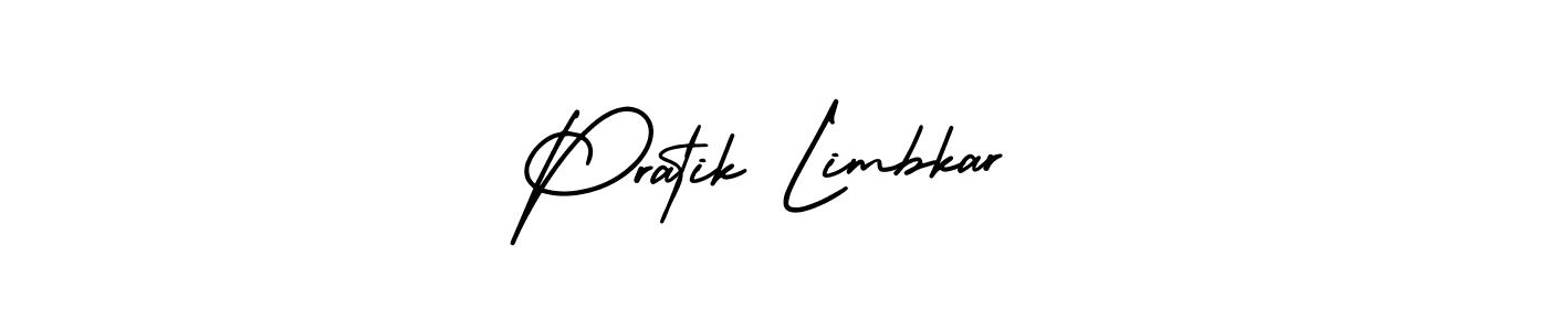 Similarly AmerikaSignatureDemo-Regular is the best handwritten signature design. Signature creator online .You can use it as an online autograph creator for name Pratik Limbkar. Pratik Limbkar signature style 3 images and pictures png