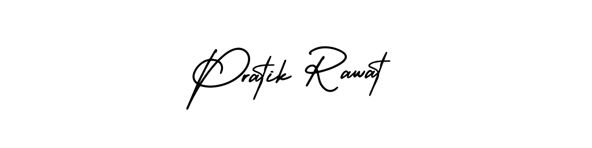 Create a beautiful signature design for name Pratik Rawat. With this signature (AmerikaSignatureDemo-Regular) fonts, you can make a handwritten signature for free. Pratik Rawat signature style 3 images and pictures png