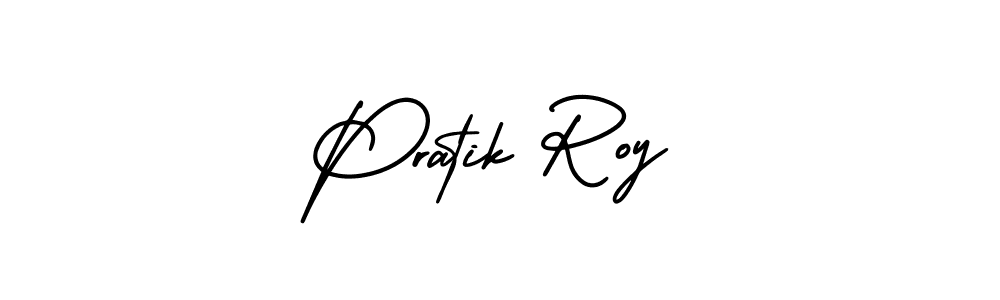 Also You can easily find your signature by using the search form. We will create Pratik Roy name handwritten signature images for you free of cost using AmerikaSignatureDemo-Regular sign style. Pratik Roy signature style 3 images and pictures png