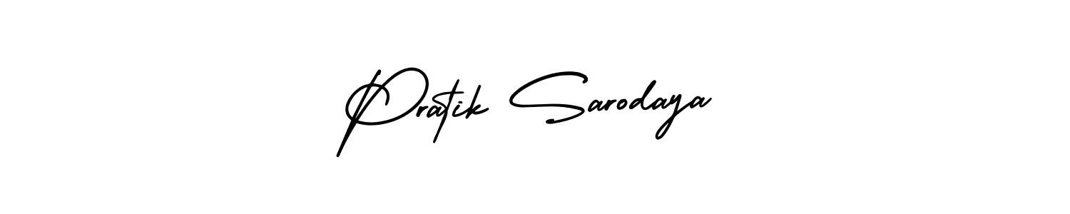 Similarly AmerikaSignatureDemo-Regular is the best handwritten signature design. Signature creator online .You can use it as an online autograph creator for name Pratik Sarodaya. Pratik Sarodaya signature style 3 images and pictures png