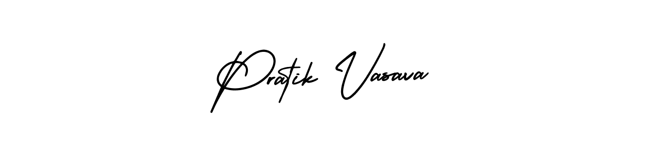 Also You can easily find your signature by using the search form. We will create Pratik Vasava name handwritten signature images for you free of cost using AmerikaSignatureDemo-Regular sign style. Pratik Vasava signature style 3 images and pictures png