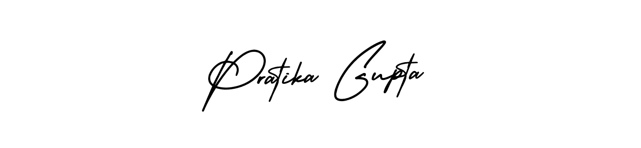 if you are searching for the best signature style for your name Pratika Gupta. so please give up your signature search. here we have designed multiple signature styles  using AmerikaSignatureDemo-Regular. Pratika Gupta signature style 3 images and pictures png