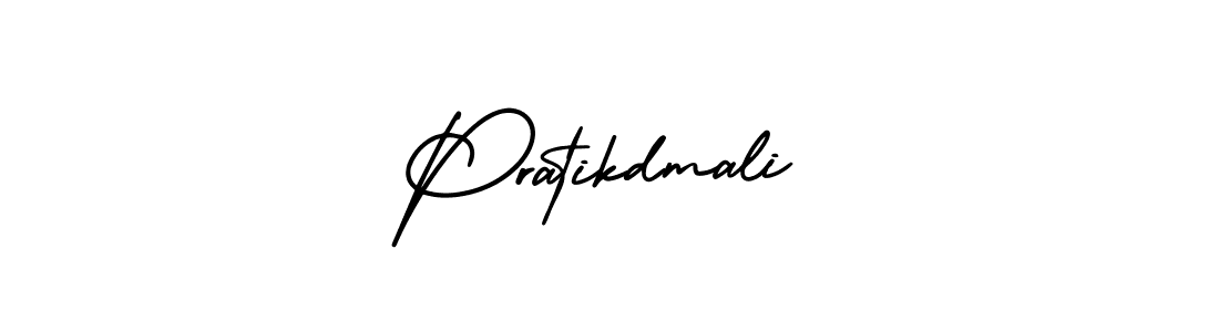 Make a beautiful signature design for name Pratikdmali. With this signature (AmerikaSignatureDemo-Regular) style, you can create a handwritten signature for free. Pratikdmali signature style 3 images and pictures png