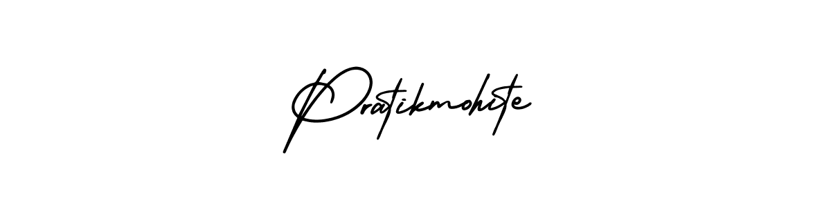 How to Draw Pratikmohite signature style? AmerikaSignatureDemo-Regular is a latest design signature styles for name Pratikmohite. Pratikmohite signature style 3 images and pictures png