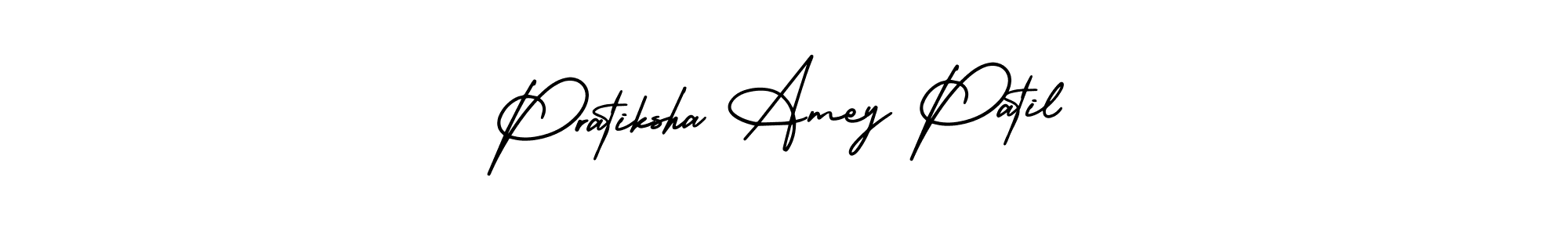 How to make Pratiksha Amey Patil signature? AmerikaSignatureDemo-Regular is a professional autograph style. Create handwritten signature for Pratiksha Amey Patil name. Pratiksha Amey Patil signature style 3 images and pictures png
