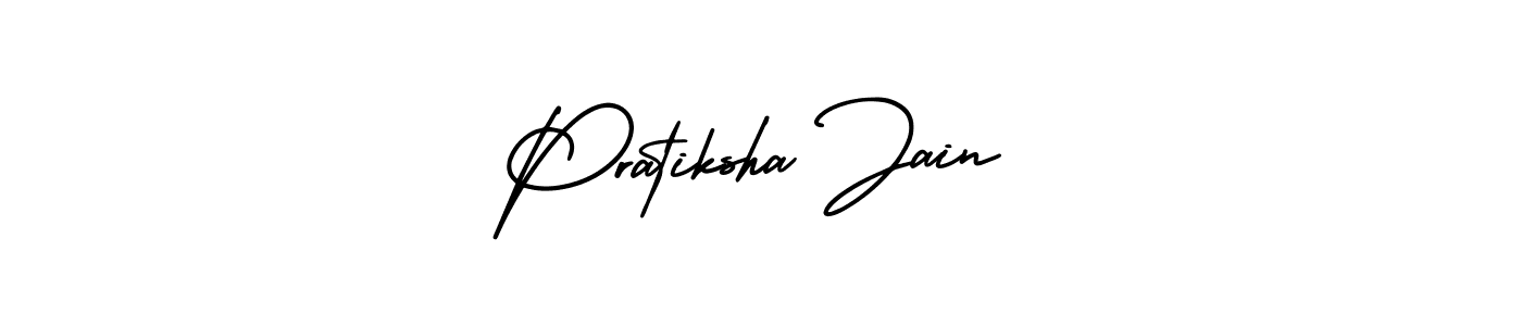 Design your own signature with our free online signature maker. With this signature software, you can create a handwritten (AmerikaSignatureDemo-Regular) signature for name Pratiksha Jain. Pratiksha Jain signature style 3 images and pictures png