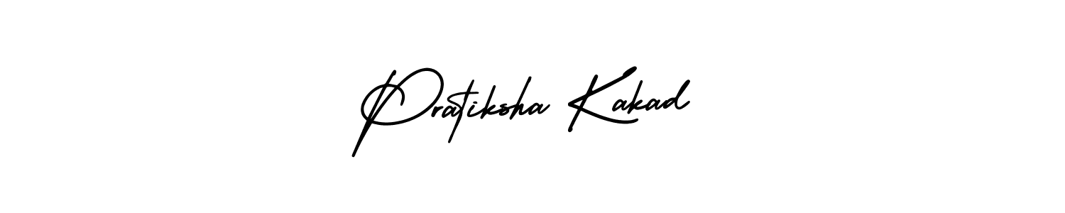 How to Draw Pratiksha Kakad signature style? AmerikaSignatureDemo-Regular is a latest design signature styles for name Pratiksha Kakad. Pratiksha Kakad signature style 3 images and pictures png