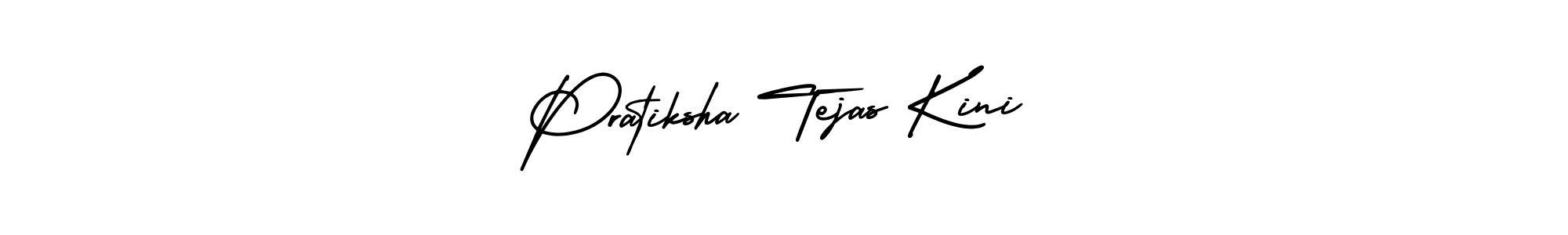 Design your own signature with our free online signature maker. With this signature software, you can create a handwritten (AmerikaSignatureDemo-Regular) signature for name Pratiksha Tejas Kini. Pratiksha Tejas Kini signature style 3 images and pictures png