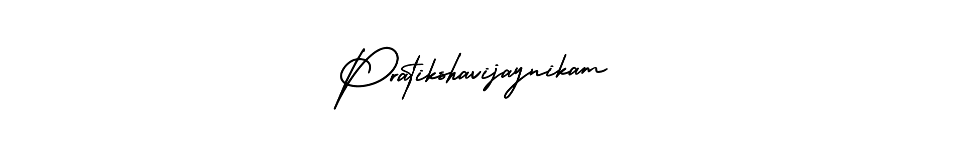 Create a beautiful signature design for name Pratikshavijaynikam. With this signature (AmerikaSignatureDemo-Regular) fonts, you can make a handwritten signature for free. Pratikshavijaynikam signature style 3 images and pictures png