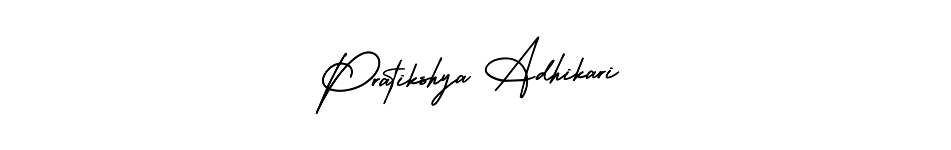 if you are searching for the best signature style for your name Pratikshya Adhikari. so please give up your signature search. here we have designed multiple signature styles  using AmerikaSignatureDemo-Regular. Pratikshya Adhikari signature style 3 images and pictures png