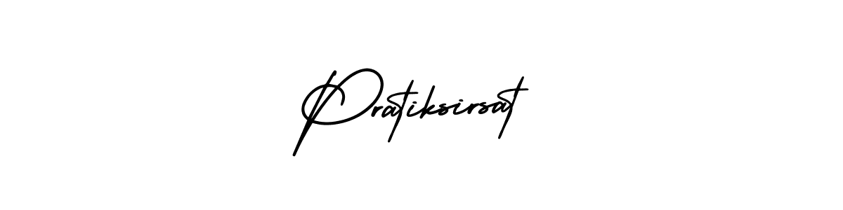 Also we have Pratiksirsat name is the best signature style. Create professional handwritten signature collection using AmerikaSignatureDemo-Regular autograph style. Pratiksirsat signature style 3 images and pictures png