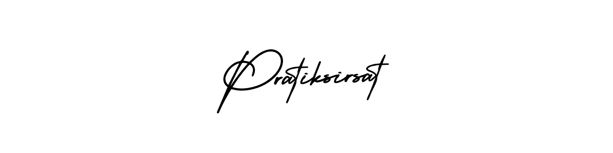AmerikaSignatureDemo-Regular is a professional signature style that is perfect for those who want to add a touch of class to their signature. It is also a great choice for those who want to make their signature more unique. Get Pratiksirsat name to fancy signature for free. Pratiksirsat signature style 3 images and pictures png