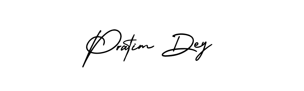 How to Draw Pratim Dey signature style? AmerikaSignatureDemo-Regular is a latest design signature styles for name Pratim Dey. Pratim Dey signature style 3 images and pictures png