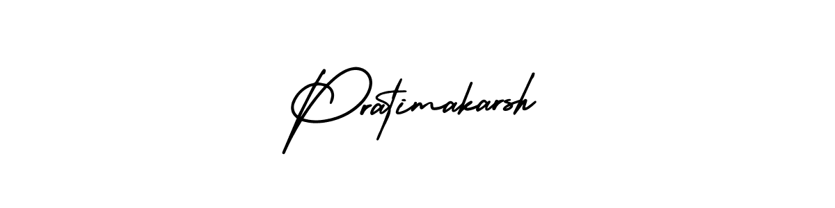 Make a beautiful signature design for name Pratimakarsh. With this signature (AmerikaSignatureDemo-Regular) style, you can create a handwritten signature for free. Pratimakarsh signature style 3 images and pictures png