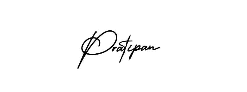 It looks lik you need a new signature style for name Pratipan. Design unique handwritten (AmerikaSignatureDemo-Regular) signature with our free signature maker in just a few clicks. Pratipan signature style 3 images and pictures png