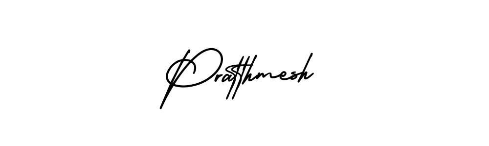 Make a beautiful signature design for name Pratthmesh. With this signature (AmerikaSignatureDemo-Regular) style, you can create a handwritten signature for free. Pratthmesh signature style 3 images and pictures png