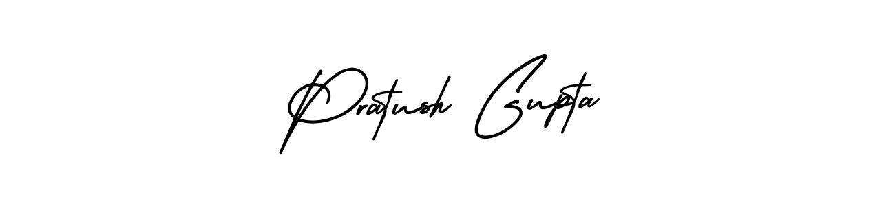 How to make Pratush Gupta signature? AmerikaSignatureDemo-Regular is a professional autograph style. Create handwritten signature for Pratush Gupta name. Pratush Gupta signature style 3 images and pictures png