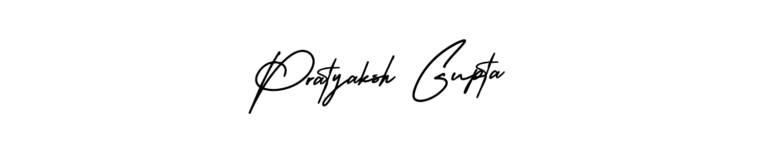 How to Draw Pratyaksh Gupta signature style? AmerikaSignatureDemo-Regular is a latest design signature styles for name Pratyaksh Gupta. Pratyaksh Gupta signature style 3 images and pictures png