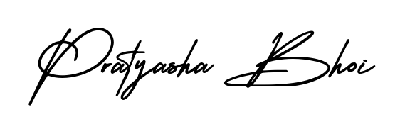How to Draw Pratyasha Bhoi signature style? AmerikaSignatureDemo-Regular is a latest design signature styles for name Pratyasha Bhoi. Pratyasha Bhoi signature style 3 images and pictures png