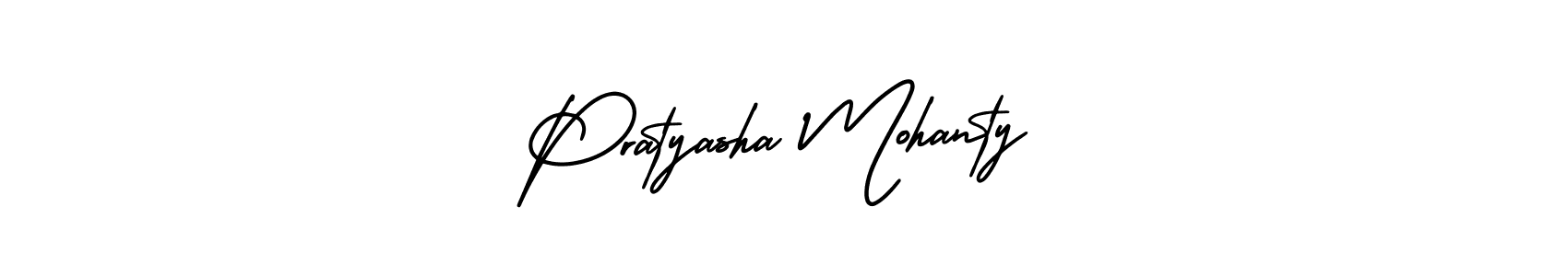 Also You can easily find your signature by using the search form. We will create Pratyasha Mohanty name handwritten signature images for you free of cost using AmerikaSignatureDemo-Regular sign style. Pratyasha Mohanty signature style 3 images and pictures png