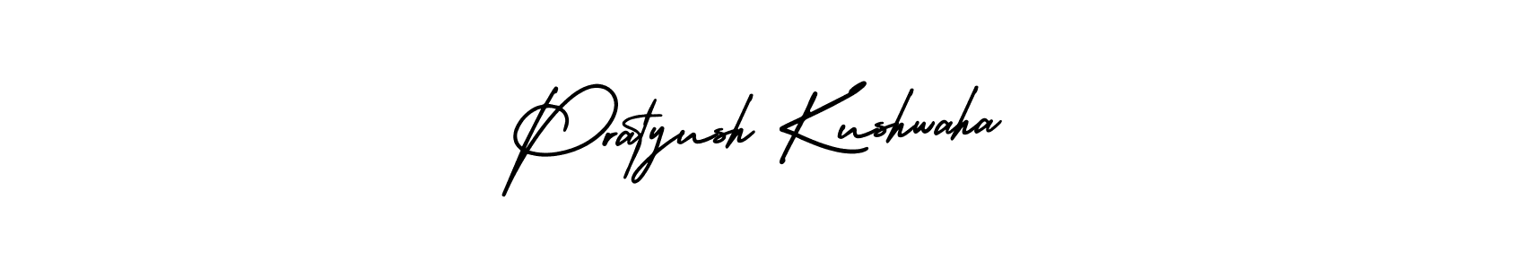Make a beautiful signature design for name Pratyush Kushwaha. With this signature (AmerikaSignatureDemo-Regular) style, you can create a handwritten signature for free. Pratyush Kushwaha signature style 3 images and pictures png