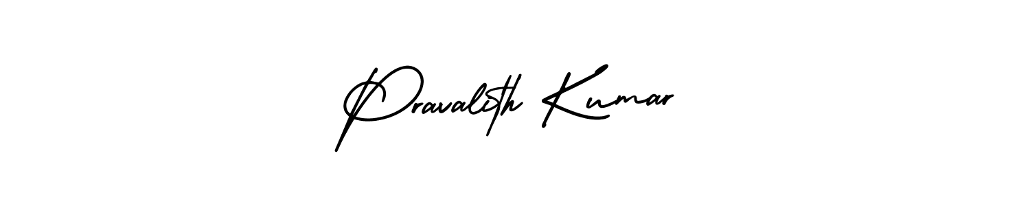 Make a short Pravalith Kumar signature style. Manage your documents anywhere anytime using AmerikaSignatureDemo-Regular. Create and add eSignatures, submit forms, share and send files easily. Pravalith Kumar signature style 3 images and pictures png