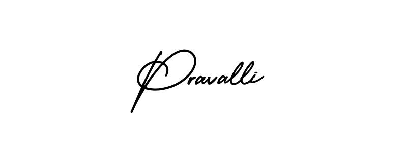 It looks lik you need a new signature style for name Pravalli. Design unique handwritten (AmerikaSignatureDemo-Regular) signature with our free signature maker in just a few clicks. Pravalli signature style 3 images and pictures png