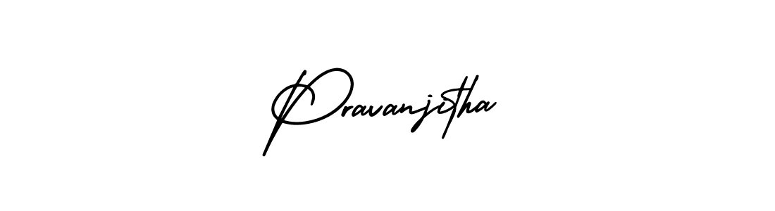 How to Draw Pravanjitha signature style? AmerikaSignatureDemo-Regular is a latest design signature styles for name Pravanjitha. Pravanjitha signature style 3 images and pictures png