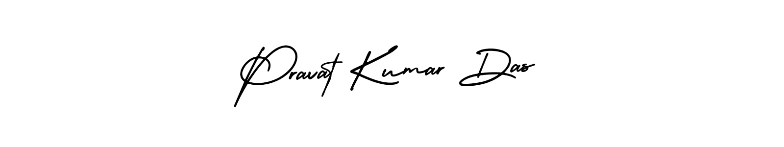 Use a signature maker to create a handwritten signature online. With this signature software, you can design (AmerikaSignatureDemo-Regular) your own signature for name Pravat Kumar Das. Pravat Kumar Das signature style 3 images and pictures png