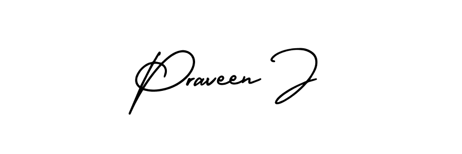 Here are the top 10 professional signature styles for the name Praveen J. These are the best autograph styles you can use for your name. Praveen J signature style 3 images and pictures png