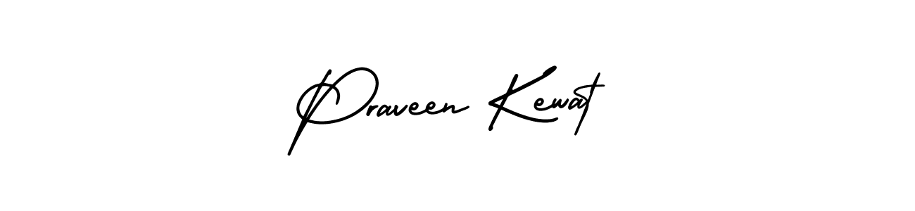 This is the best signature style for the Praveen Kewat name. Also you like these signature font (AmerikaSignatureDemo-Regular). Mix name signature. Praveen Kewat signature style 3 images and pictures png