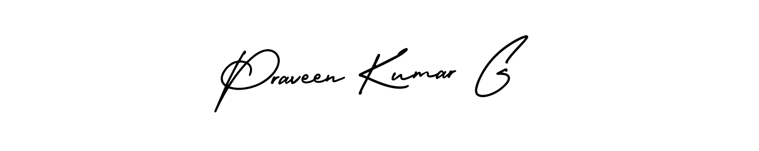 You can use this online signature creator to create a handwritten signature for the name Praveen Kumar G. This is the best online autograph maker. Praveen Kumar G signature style 3 images and pictures png