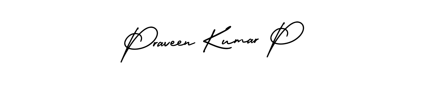 Here are the top 10 professional signature styles for the name Praveen Kumar P. These are the best autograph styles you can use for your name. Praveen Kumar P signature style 3 images and pictures png