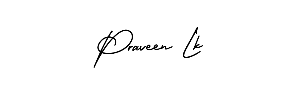 Make a beautiful signature design for name Praveen Lk. Use this online signature maker to create a handwritten signature for free. Praveen Lk signature style 3 images and pictures png