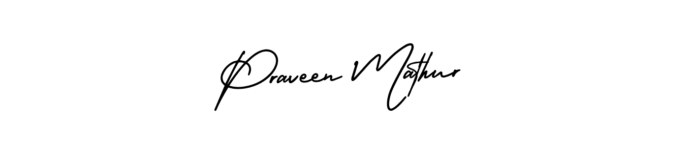 Similarly AmerikaSignatureDemo-Regular is the best handwritten signature design. Signature creator online .You can use it as an online autograph creator for name Praveen Mathur. Praveen Mathur signature style 3 images and pictures png