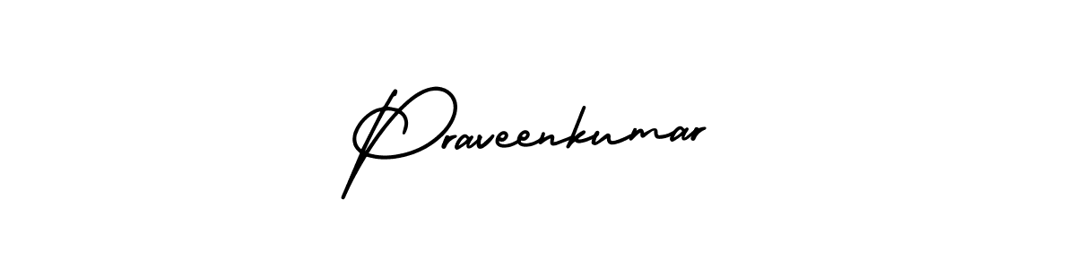 Also we have Praveenkumar name is the best signature style. Create professional handwritten signature collection using AmerikaSignatureDemo-Regular autograph style. Praveenkumar signature style 3 images and pictures png