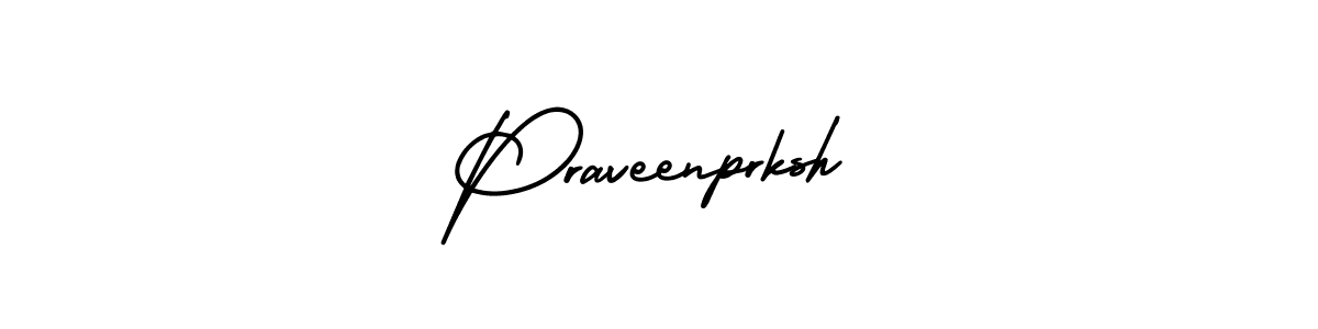 Also we have Praveenprksh name is the best signature style. Create professional handwritten signature collection using AmerikaSignatureDemo-Regular autograph style. Praveenprksh signature style 3 images and pictures png