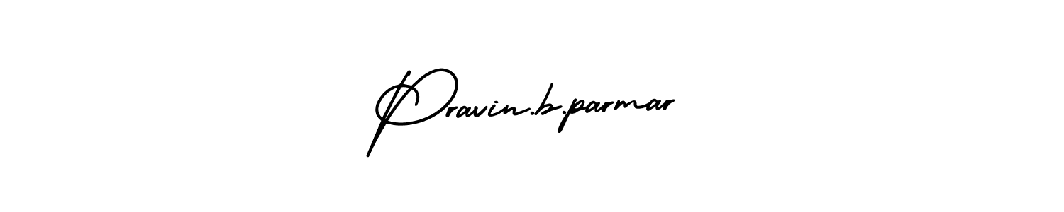 Also You can easily find your signature by using the search form. We will create Pravin.b.parmar name handwritten signature images for you free of cost using AmerikaSignatureDemo-Regular sign style. Pravin.b.parmar signature style 3 images and pictures png