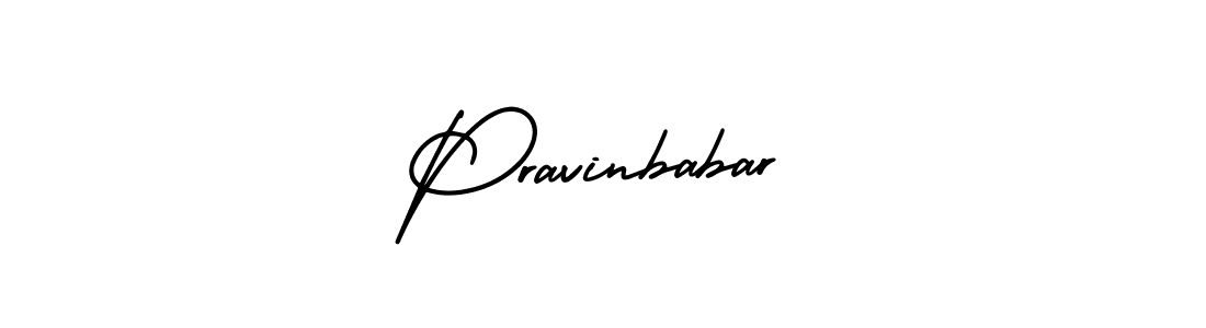 It looks lik you need a new signature style for name Pravinbabar. Design unique handwritten (AmerikaSignatureDemo-Regular) signature with our free signature maker in just a few clicks. Pravinbabar signature style 3 images and pictures png