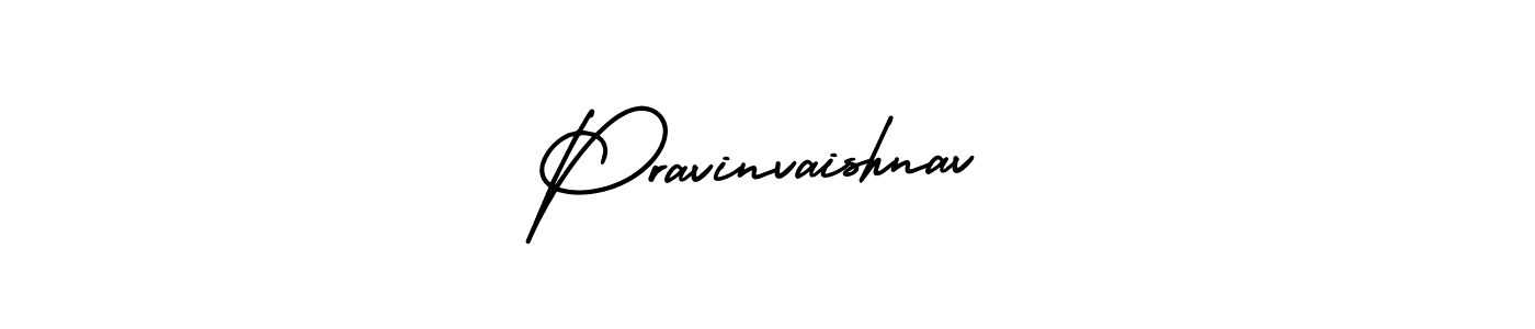 Make a beautiful signature design for name Pravinvaishnav. With this signature (AmerikaSignatureDemo-Regular) style, you can create a handwritten signature for free. Pravinvaishnav signature style 3 images and pictures png
